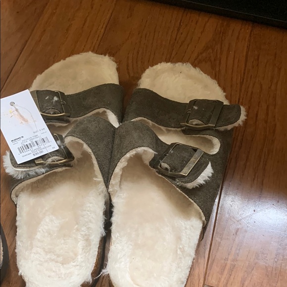 Clarks Women's Sandals - White and Brown - Picture 2 of 3